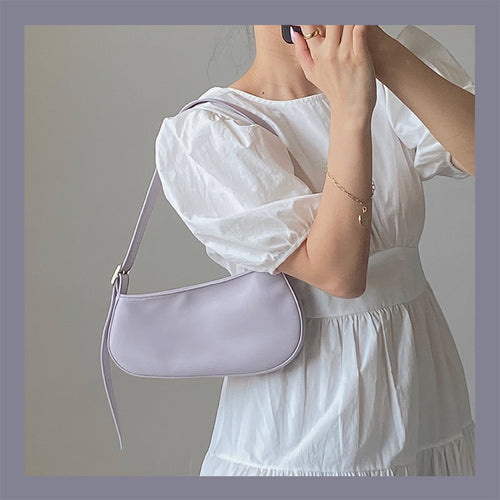 Baguette commuter underarm shoulder bag