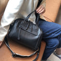 Elegant Boston Lychee Pattern Shoulder Messenger Bag