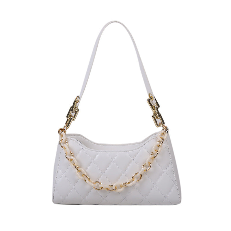 Small Texture Underarm Bag Baguette