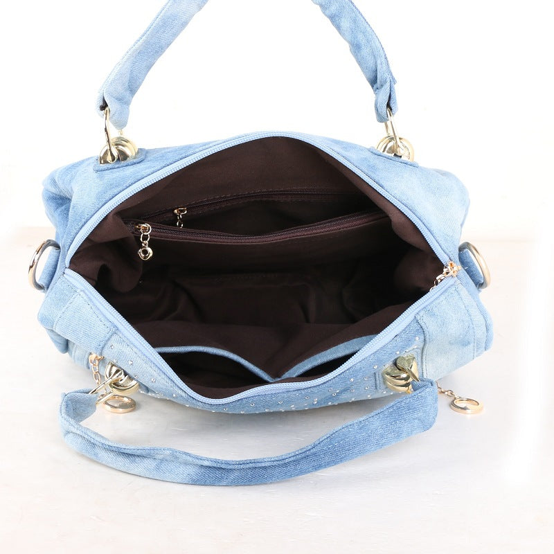 Portable Fashion Boston Messenger Shoulder Bag